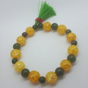 Boho tassel charm bracelet